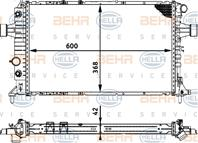 8mk 376 713-014_радиатор системы охлаждения!altern
