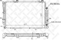 10-25915-sx_радиатор системы охлаждения! mb w202