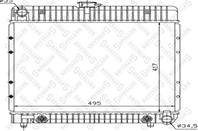 10-25094-sx_радиатор системы охлаждения! mb w123/