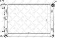 10-25309-SX_радиатор системы охлаждения! АКПП\ Hyundai Avante/Elantra/i30 1.4-2.0 06>