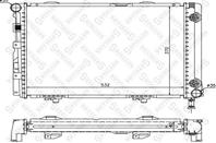 10-25333-SX_радиатор системы охлаждения! АКПП MB W124 2.0D/2.5D 84-91