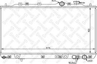 10-26525-SX_радиатор системы охлаждения! АКПП Hyu