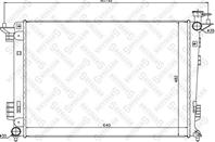 10-26616-sx радиатор системы охлаждения мкпп kia sportage  hyundai ix35 2.0-2.4i 16v 09