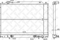10-25955-SX_радиатор системы охлаждения! АКПП Mitsubishi Space Gear 2.0/2.4/2.5TD 95>