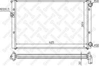 10-25071-SX_радиатор системы охлаждения! VW Golf/