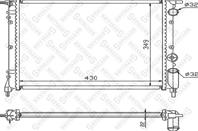 10-25106-sx_радиатор системы охлаждения! без ac r