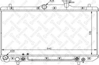 10-25162-sx_радиор системы охлаждения! акпп hyundai accent 1.3-1.6_1.5 dohc 99&gt