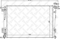 10-25465-sx радиатор системы охлаждения акпп hyundai ix35  kia sportage 2.0i/2.4 09