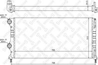 10-25712-sx радиатор системы охлаждения fiat doblo 1.3-1.9jtd 01