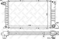 10-25798-SX_радиатор системы охлаждения! МКПП Ford Ka 1.0/1.3i 97-08