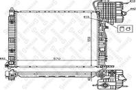 10-25873-sx_радиатор системы охлаждения! акпп mb