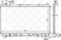 10-25152-SX_радиатор системы охлаждения! АКПП Toyota RAV-4 2.0 97-98