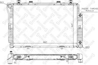 10-25295-SX_радиатор системы охлаждения! АКПП MB W140 3.0TD/3.5TD 92>