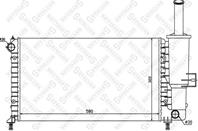 10-25711-SX_радиатор системы охлаждения! Fiat Pun