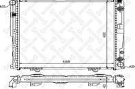 10-25924-SX_радиатор системы охлаждения! с AC АКПП MB W124 2.0/2.2 16V 92>