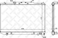 10-26386-SX_радиатор системы охлаждения! Toyota Picnic 2.2TD 97-01