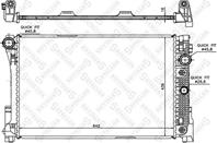 10-26554-SX_радиатор системы охлаждения! АКПП MB W204/S204 2.5-3.5/2.2CDi 07&gt