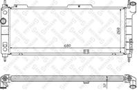 10-26068-SX_радиатор системы охлаждения! Opel Com 10-26068-SX_радиатор системы охлаждения! Opel Com