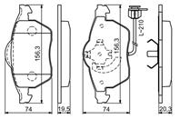 0 986 494 050 390 22 !колодки дисковые п. Audi A6 1.8T/2.0/2.5TDi 97-02 VW Passat 1.6-2.5TDi 98&gt