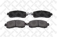 Колодки тормозные дисковые передние антискрип 000676BSX от фирмы STELLOX