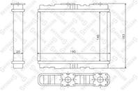 10-35094-SX_радиатор печки! Nissan Primera 1.6-2.0i/TD 90-01