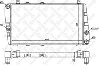 10-25041-sx радиатор системы охлаждения skoda favorit/felicia 1.3 89-98 10-25041-sx радиатор системы охлаждения skoda favorit/felicia 1.3 89-98