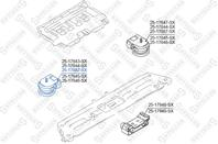 25-17887-sx опора двигателя передняя suzuki grand vitara 06