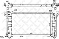 10-25618-SX_радиатор системы охлаждения! Chrysler TownCountry/Voyager 3.0 Dual AC 96-01