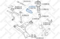 14-98026-SX_пыльник рейки рулевой!\ Toyota Avensis (T25) 03>