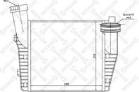 10-40074-SX_интеркулер! левый VW Touareg 2.5TDi/5.0TDi 02>