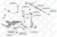 51-00751-sx наконечник рулевой левыйbmw f10/f07/f11/f12/f13/f01/f02/f03/f04 08