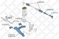 51-00874-SX_наконечник рулевой! Seat Ibiza &lt93