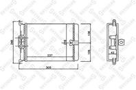 10-35171-SX_радиатор печки! MB W140 2.8-6.0/3.0-3.5TD/ C140 91-99