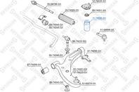 11-74008-SX_пыльник амортизатора переднего! Nissan Almera N16E 01&gt