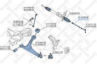 55-00358-sx_тяга рулевая! audi tt  seat leon 1.8t