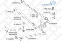 12-98010-SX_опора амортизатора заднего! Toyota Avensis 1.6-2.0TD/D-4D 97-03