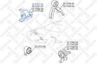 25-17591-sx опора двигателя правая mitsubishi lancer 07