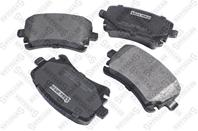 Тормозные дисковые колодки задние антискрип 000083BSX от компании STELLOX