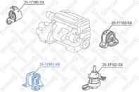 25-17181-sx подушка двигателя передняя honda accord cf3/cf4/cf5/cl1/cl3 1998-2002