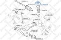 12-98069-SX_опора амортизатора переднего!\ Toyota Corolla Verso all 01&gt