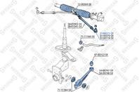 51-00371-sx наконечник рулевой левый audi 100 90-94 &ltch.4ap001983