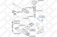 51-00389-sx наконечник рулевой левый toyota aygo kgb10/wnb10 05