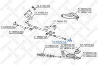 51-01072-sx наконечник рулевой наружный mitsubishi pajero &lt92