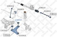 77-00183-sx сайлентблок рычага зад. citroen c2 jm 1.1-1.6/1.4-1.6hdi/1.6vts 03