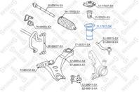 11-17027-sx пыльник амортизатора переднего toyota camry  lexus es 350 06