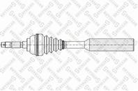 158 1053-sx привод левый 612mm abs peugeot 206 1.1i/1.4i/1.6i ma 98