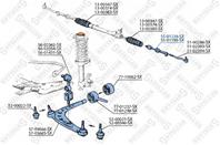 55-01234-sx тяга рулевая с г/у bmw e30 &lt94