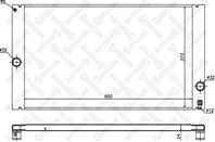 10-26463-sx радиатор системы охлаждения volvo c30 06/s40 03/v50 03/c70 05 2.4-2.5i/2.4d