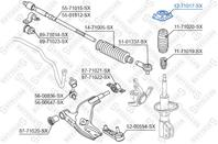 12-71017-sx_опора амортизатора переднего! mazda 3