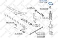 12-71030-sx_опора амортизатора заднего! mazda 323 bg 89-94_mx-3 1.6 89&gt